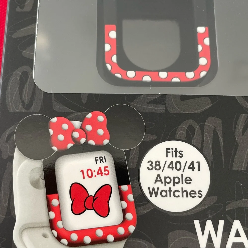 Disney Minnie Mouse Red and Black Watch Bumper for Apple Watch 38/40/41